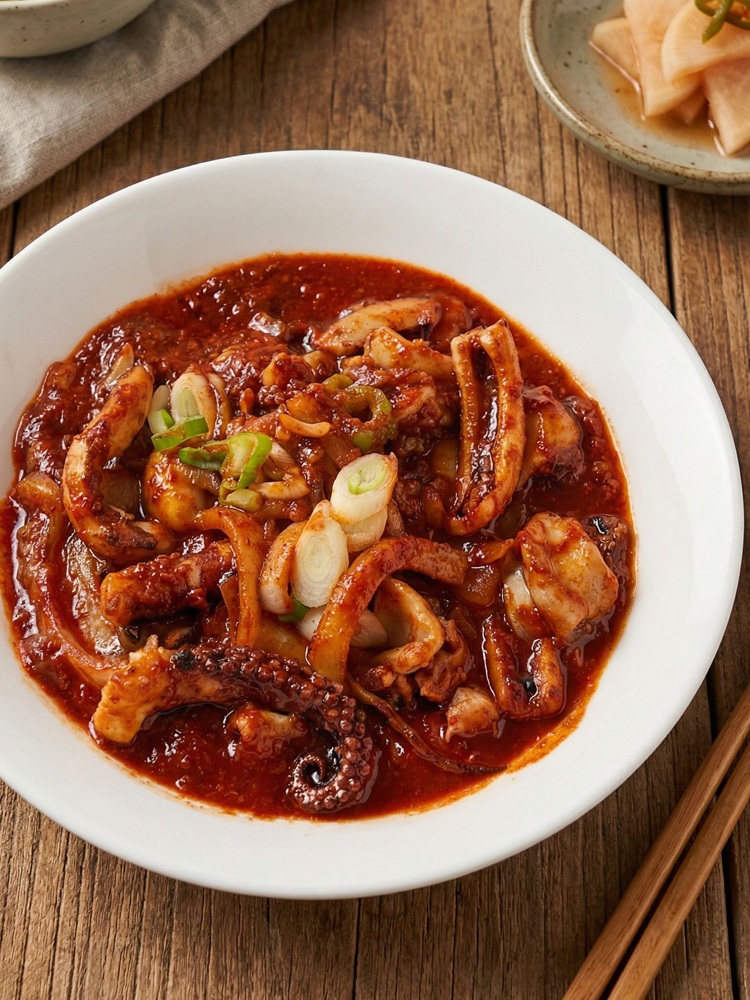 라투이 매운 오징어볶음 600g (300g x 2팩) 캠핑 차박 밀키트 술안주 이미지 3