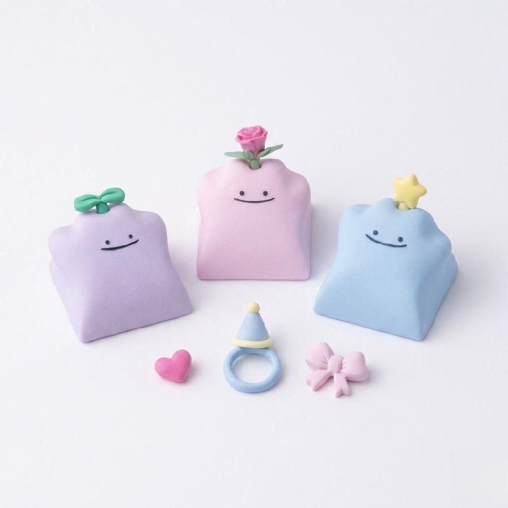 메타몽 키캡 피규어 3D 캐릭터 포인트키캡 3D 키보드 3개 세트 이미지 6