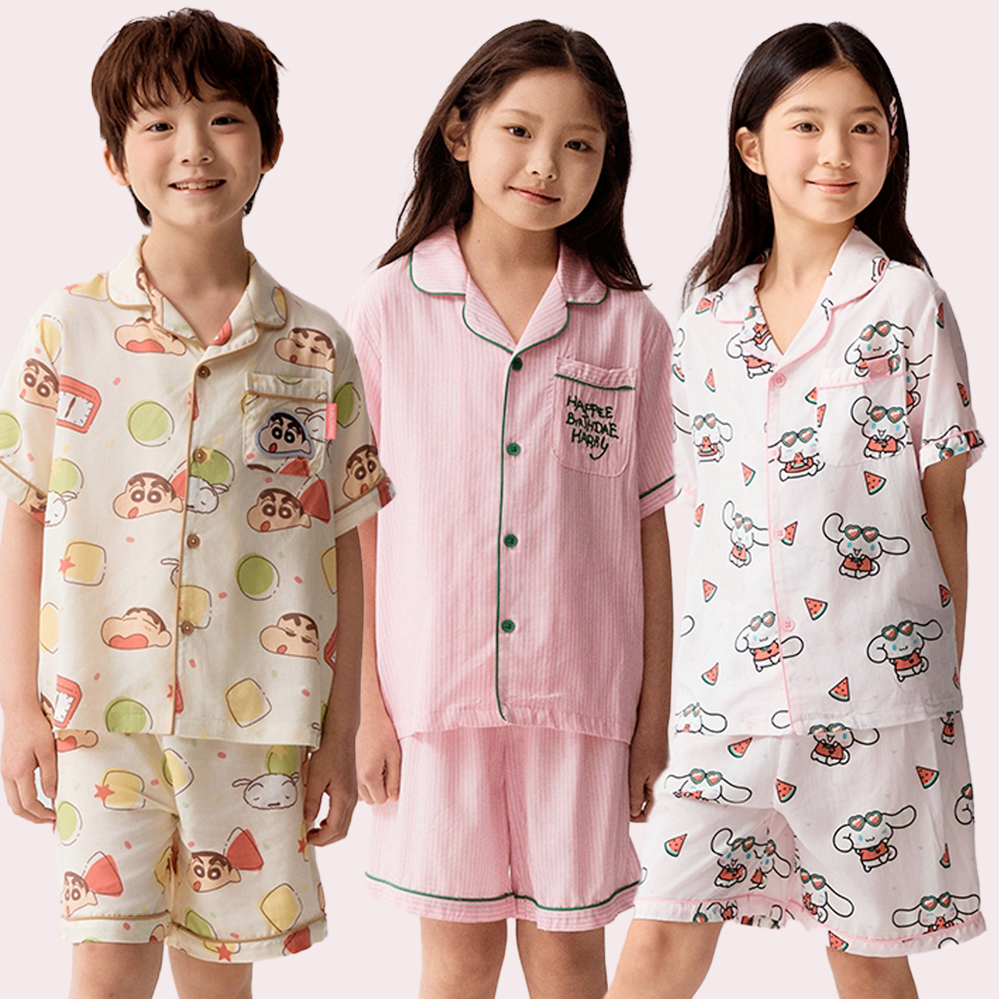 [당일출고] 스파오키즈 콜라보 반팔 파자마 모음 제품 이미지