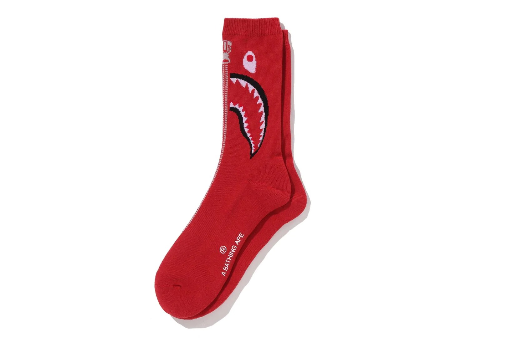 베이프 양말 SHARK JACQUARD SOCKS 1M30-184-003 - 상세 이미지 2