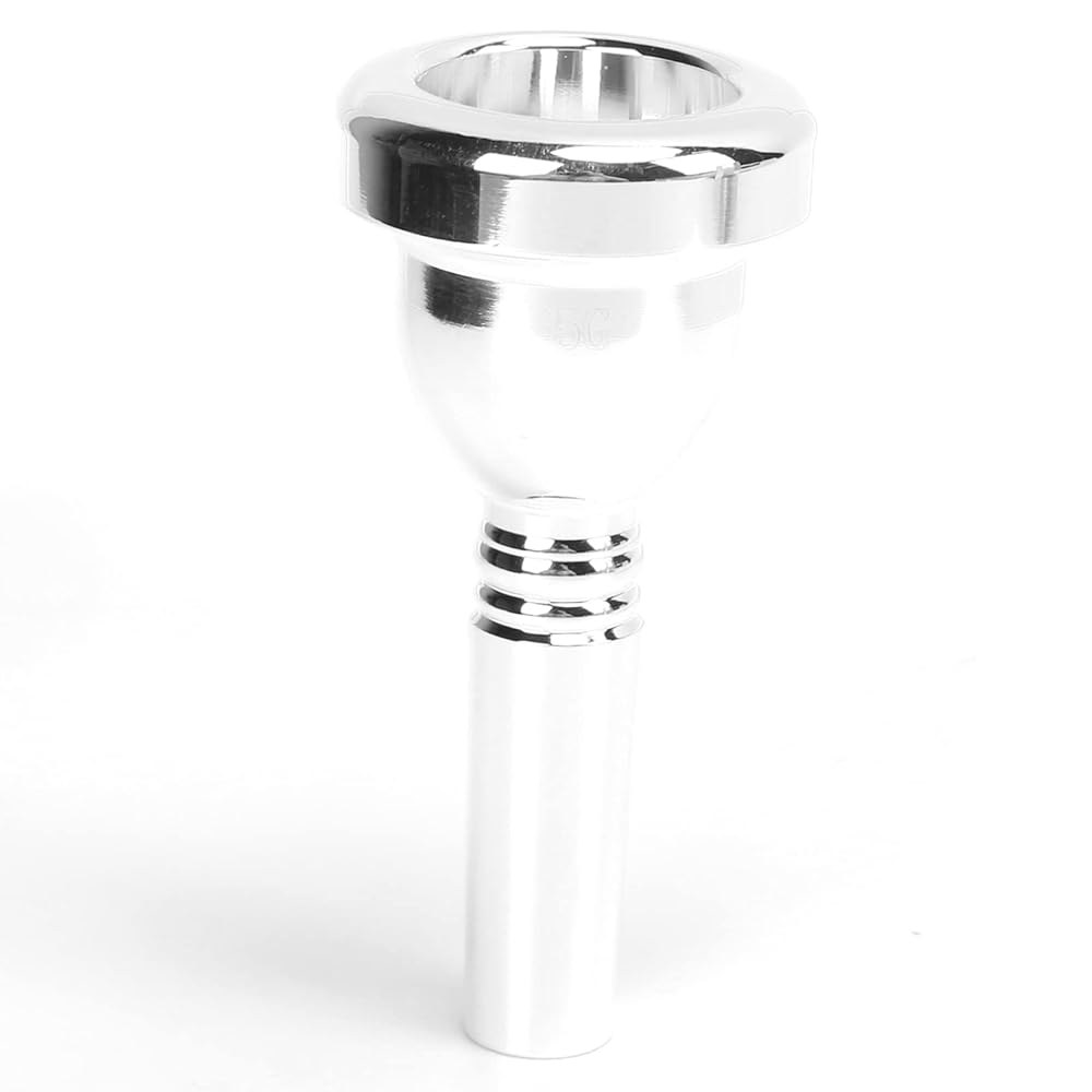 테너 대형 샹크 마우스피스, 트롬본 메탈 12.7mm 5G 관악기 액세서리 교체(실버) Silver - 상품 이미지