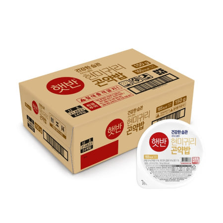 햇반 현미 귀리 곤약밥 150g x 24 코스트코