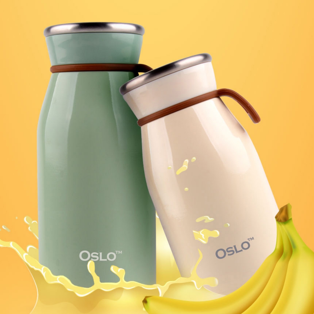 오슬로 미니 텀블러 보온보냉 산책 캠핑 등산 초등학생 완전밀폐 손잡이 물병 350ml - 상세 이미지 2