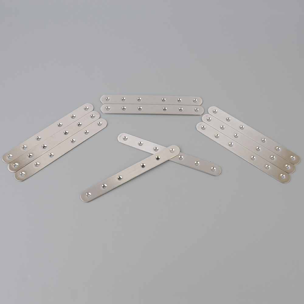 일자 평철 앵글 브라켓 경첩 스텐 보강철판 175mm 10P - 상세 이미지 3