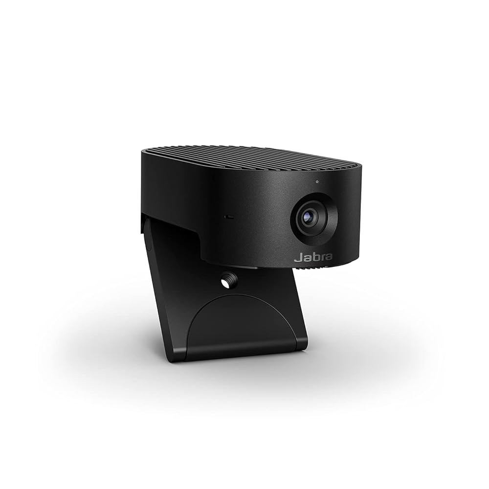 자브라 파나캐스트 20 컨퍼런스 카메라 - AI 기반 4K 울트라 HD, 인텔리전트 줌, 조명 최적화 기능을 갖춘 유연한 플러그 앤 플레이 개인 비디오 솔루션 컴퓨터 웹캠 블랙 - 상품 이미지