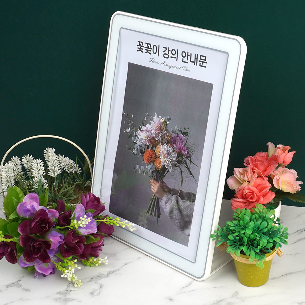 아크릴광고판 A4 아크릴 케이스 꽂이 쇼케이스 메뉴판 꽂이 - 상세 이미지 3