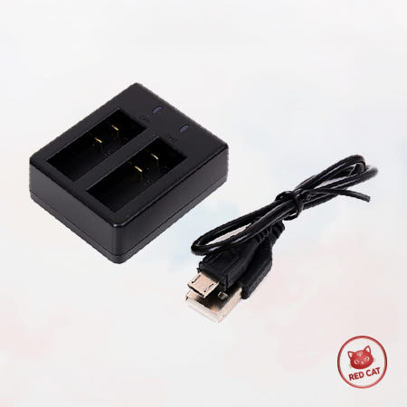 레드캣협력사 G-GOON 액션캠 GPRO 전용 듀얼배터리차저 별매 충전기 충전