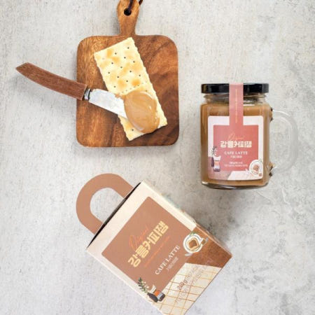 블루베리잼저칼로리 신선코리아 강릉커피잼 밀크 카페라떼 에스프레소 쨈