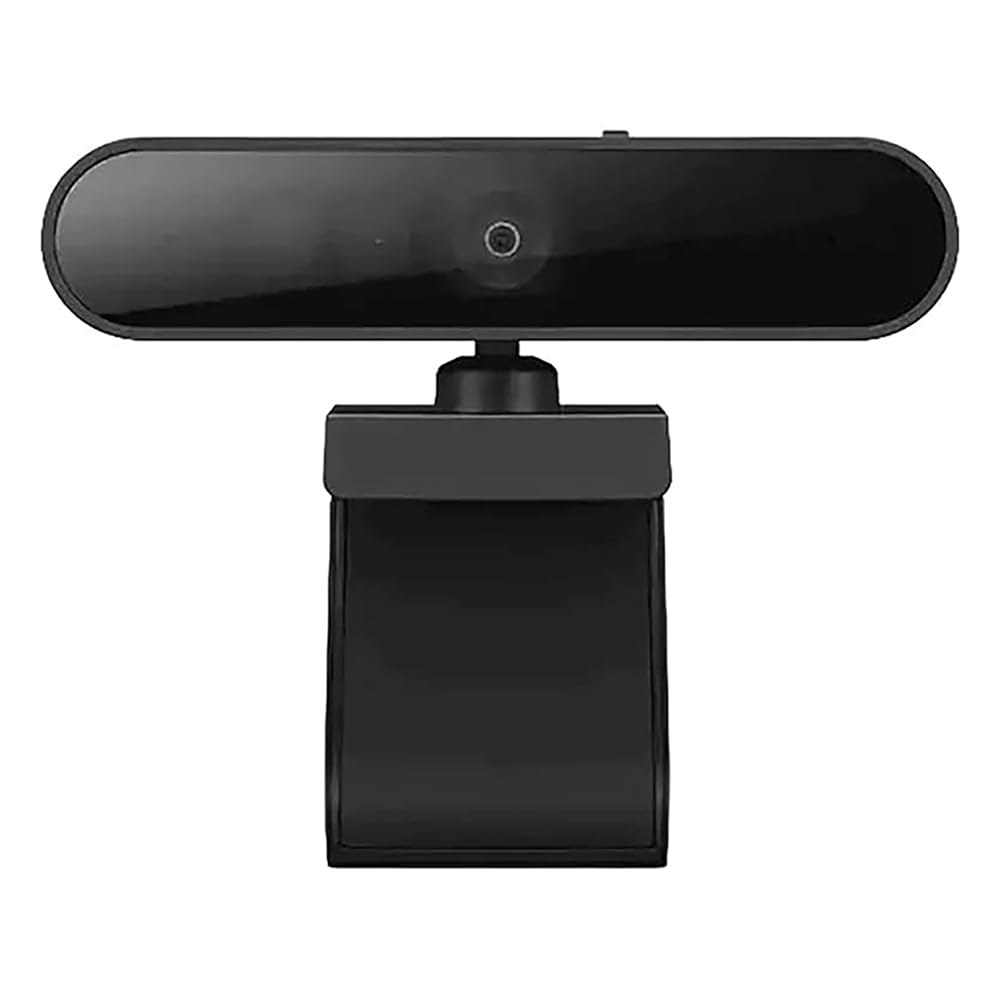 레노버 퍼포먼스 FHD 1080p 웹캠 USB-C, Windows Hello, 듀얼 마이크, 95도 렌즈 및 4배 디지털 줌, 슬라이딩 프라이버시 셔터, 블랙으로 로그인합니다 - 상세 이미지 2