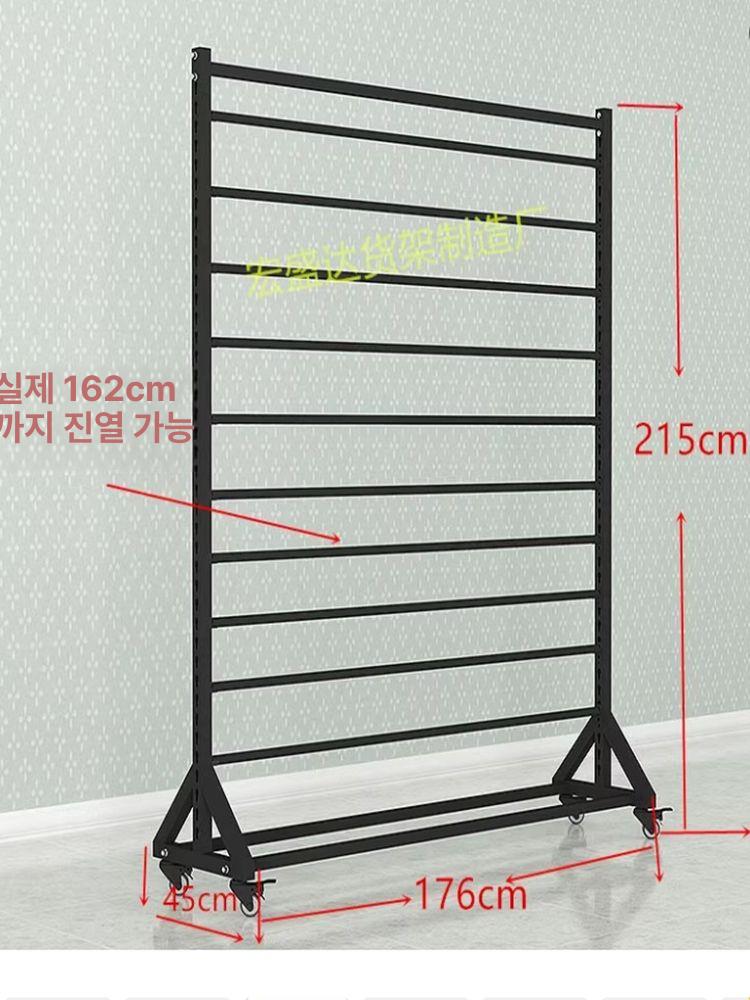 시트지 거치대 필름 정리대 랩핑지 원단 스탠드 랙 6단 보관선반 - 상세 이미지 2
