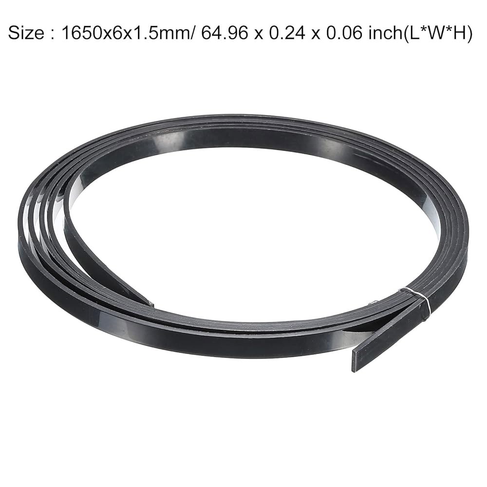 어쿠스틱 클래식 기타 블랙 2팩용 메카닉시 플라스틱 바인딩 퍼플링 스트립 1650x6x1.5mm 엣지 트림 1650x2x0.5mm White - 상세 이미지 2