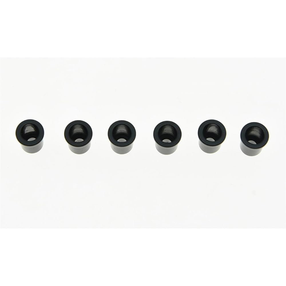 텔레캐스터/텔레 기타용 블랙 기타 스트링 스루 바디 페룰 1/4(6.35mm) 6개 Black - 상세 이미지 3
