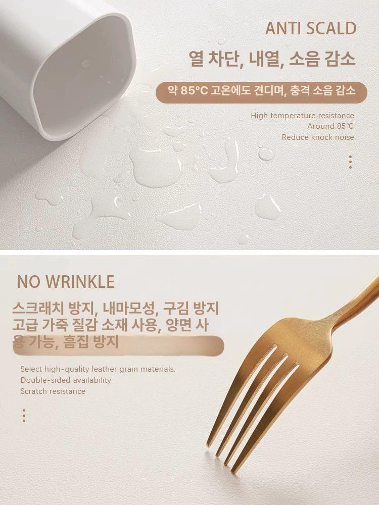 대형 실리콘 오염방지 매트 논슬립 방수 방유 덮개 다용도 테이블패드 대형실리콘매트 - 상세 이미지 4