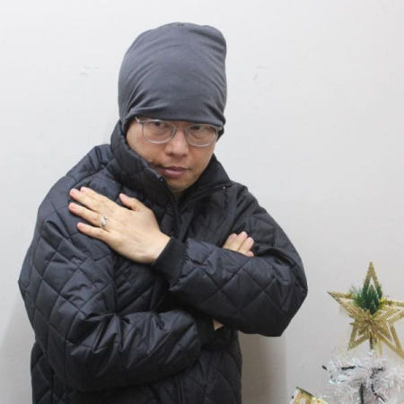 암환자모자 암환자 비니모자 두겹 그레이