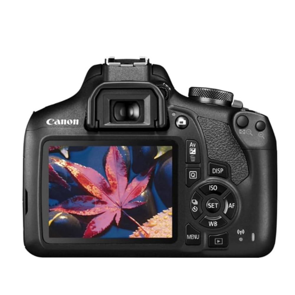 캐논 EOS 레벨 T7 DSLR 카메라|EF18-55mm + EF 75-300mm 렌즈가 장착된 렌즈 키트 2개, 블랙 1 Body w/ 18-55mm Lens - 상세 이미지 3