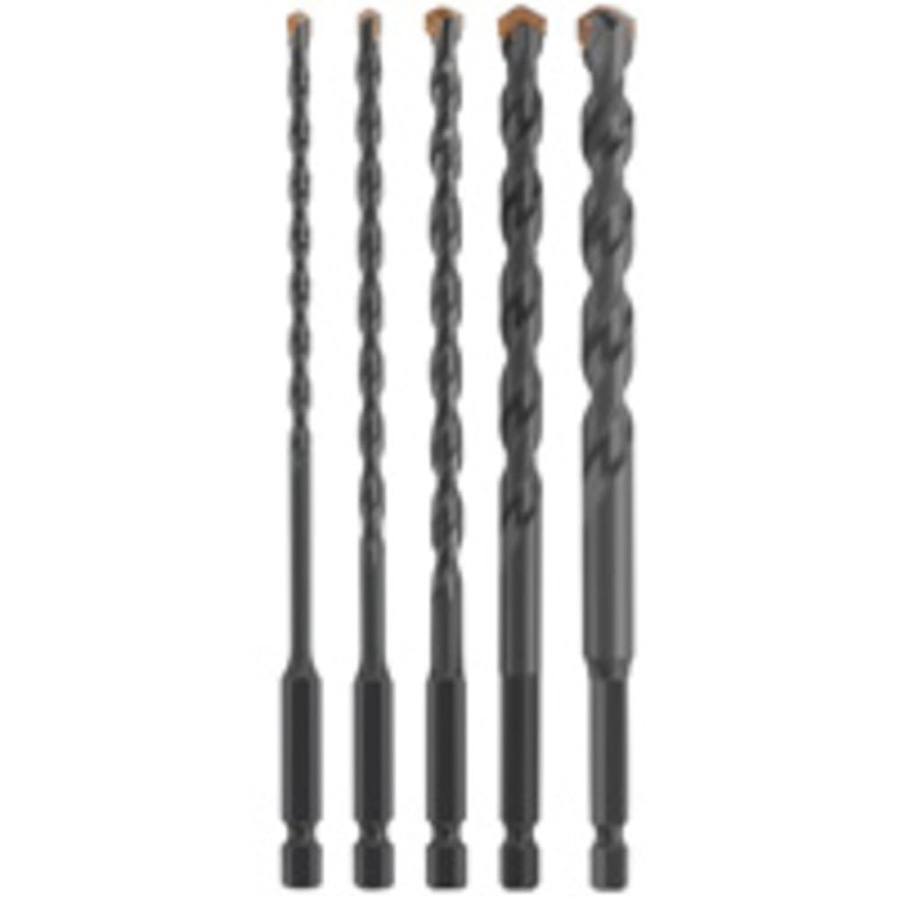 Bosch IMC500 5개. Impact MultiConstruction 드릴 비트 세트 Round Shank 1/4-Inch - 상품 이미지