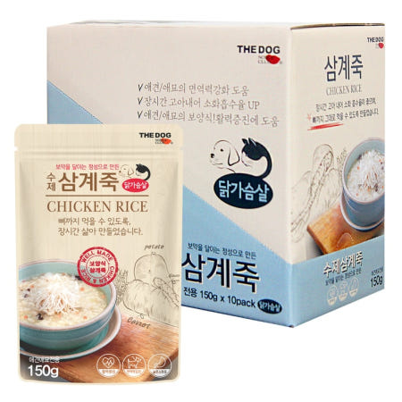 더독애견애묘 수제 삼계죽 150g x 10 코스트코