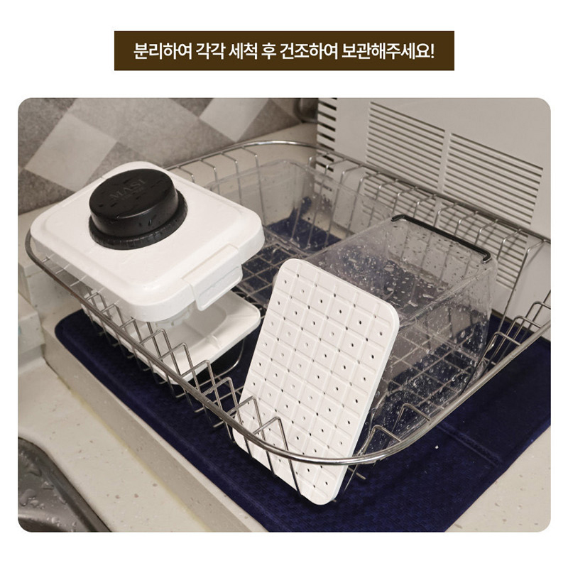 다이얼 야채 프레스 두부 짤순이 당근 라페 나물 짜기 오이지 수분제거 탈수기 요거트메이커 이미지 8
