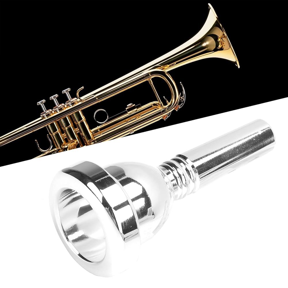 테너 대형 샹크 마우스피스, 트롬본 메탈 12.7mm 5G 관악기 액세서리 교체(실버) Silver - 상세 이미지 3