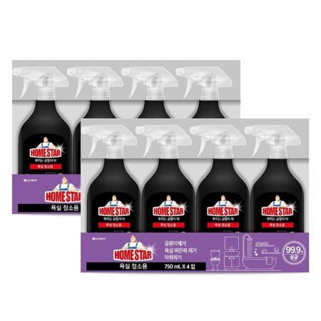 홈스타 욕실용 클리너 750ml x 4개 x 2팩 코스트코