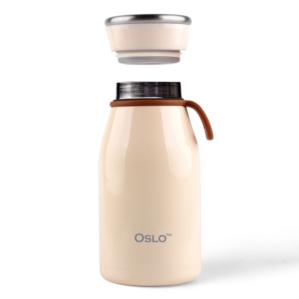오슬로 미니 텀블러 보온보냉 산책 캠핑 등산 초등학생 완전밀폐 손잡이 물병 350ml - 상세 이미지 3