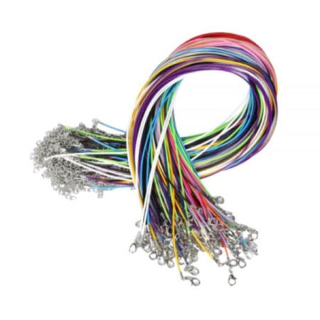 비제 체인목걸이줄 가죽체인팬던트 목걸이줄 목 가죽목걸이