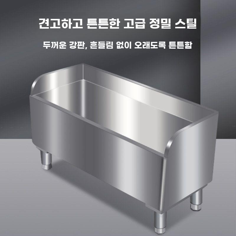 스테인리스 대걸레 세척 싱크대 세척통 발코니 화장실 A.(201)450x410x550높이150 - 상세 이미지 2