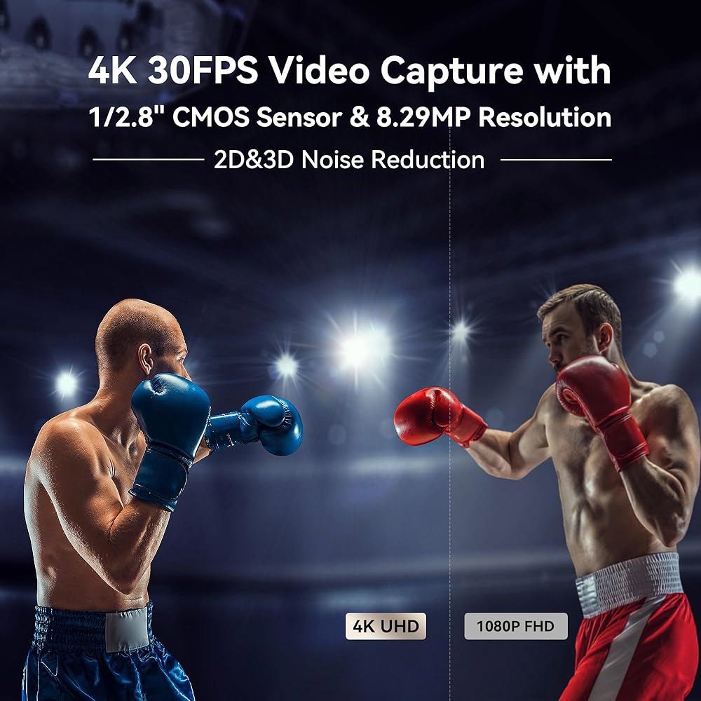 텐베오 4K NDI PTZ 카메라 AI 휴머노이드 및 얼굴 자동 추적, HDMI /LAN /USB3.0 PoE 20배 광학 줌 IP 라이브 스트리밍, 교회 예배 비디오 컨퍼런스 - 상세 이미지 3