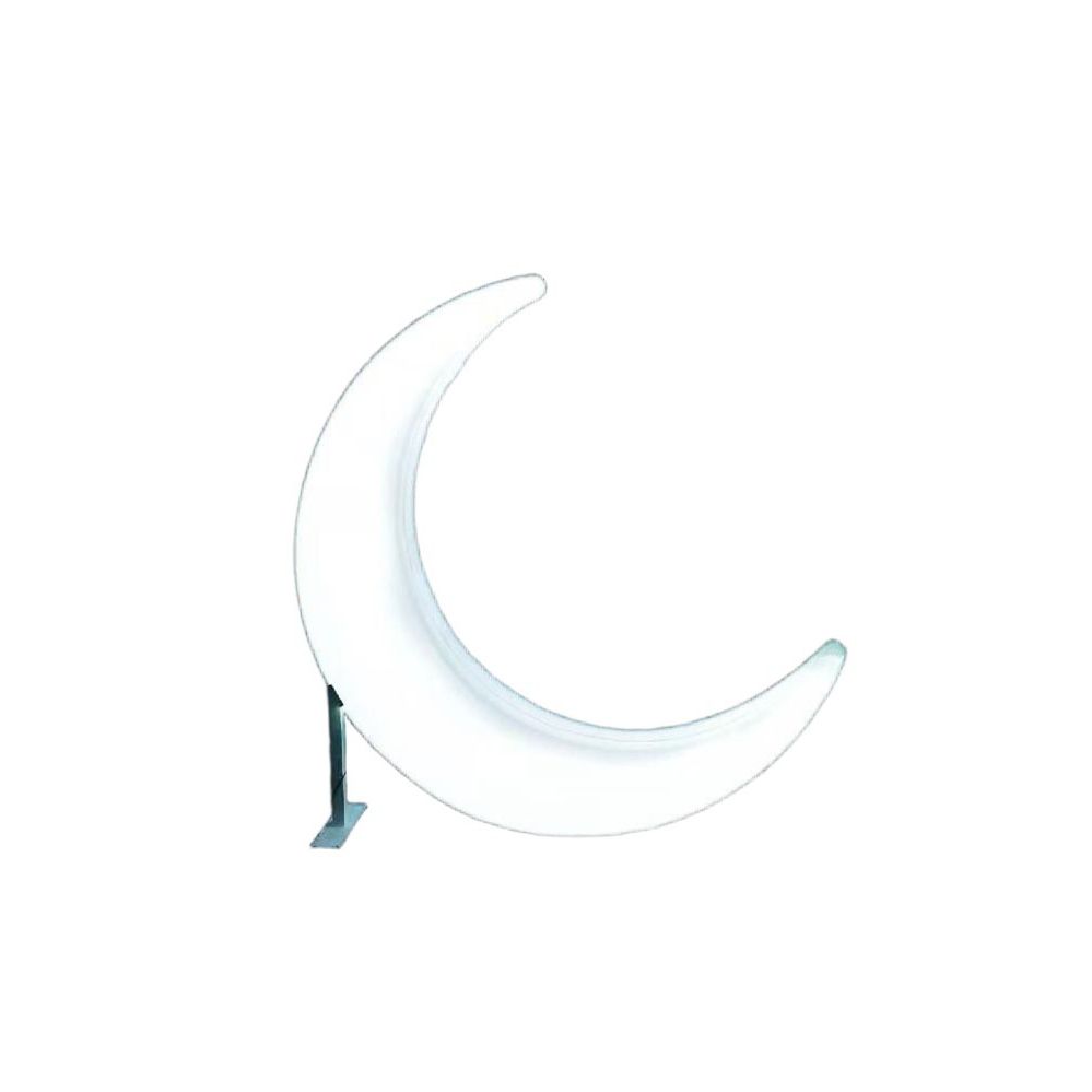 LED 달 조명 야외 모양 방수 경관 포토존 장식 직접 전기/충전식 - 100CM 60W - 상품 이미지