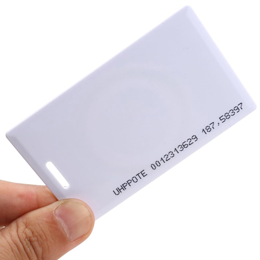 출입 통제 및 시간 출석을 위한 U POT 비접촉식 125kHz RFID 근접 스마트 카드(1.8mm 두께, 50팩) - 상세 이미지 2