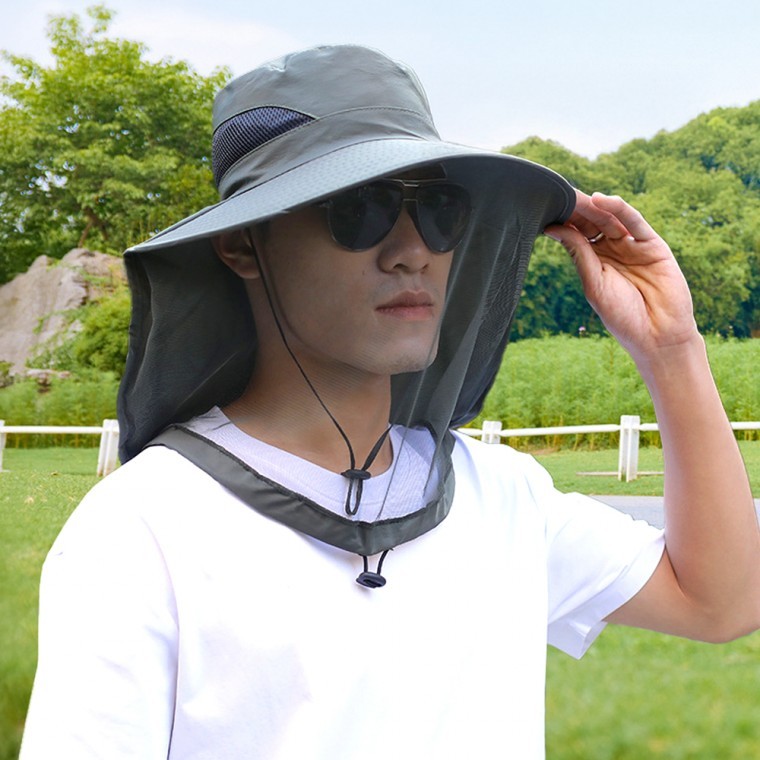여름 벙거지 방충모자 캠핑 낚시 벌초 모기 양봉모자 - 상품 이미지