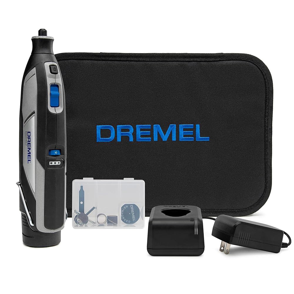 Dremel 8240 12V 리튬 이온 배터리 무선 회전 공구(4개 품목) 액세서리 번들 포함 - 상세 이미지 2