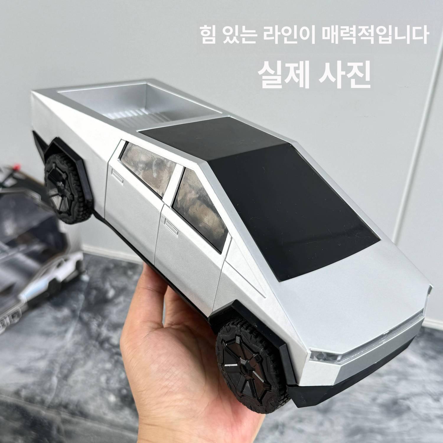 피카트럭 자동차 장난감 내구성 모델 선물 테슬라 사이버픽 - 상세 이미지 2