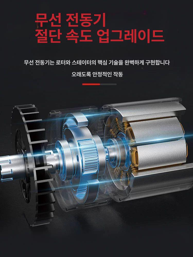 무선전기톱 휴대용 벌목 톱질 장작절단 체인톱 울타리 - 상세 이미지 4