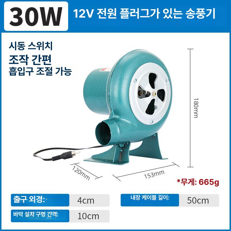 소형 발전기 저소음 교류 전압 직류 모터 견고한 주철 바디 고효율 전압계 내장 비상 60W [12V 플러그] 이미지 8