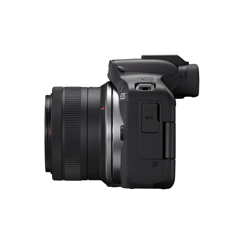 캐논 EOS R50 미러리스 카메라 RF-S18-45mm F4.5-6.3은 STM 렌즈 키트, 24.2메가픽셀 CMOS(APS-C) 센서, 4K 비디오, 하이브리드 카메라, 사진 - 상세 이미지 3
