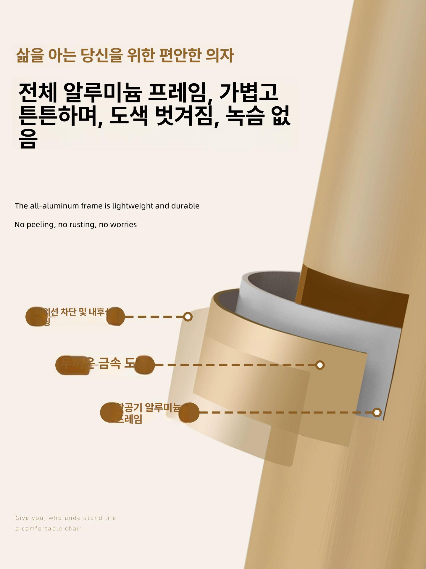더블 흔들의자 2인용 편한 등받이 푹신한 패브릭 쿠션 라탄 원목 프레임 와이드 흔들 쉘 흔들의자 [라탄 겨울/여름] - 상세 이미지 5