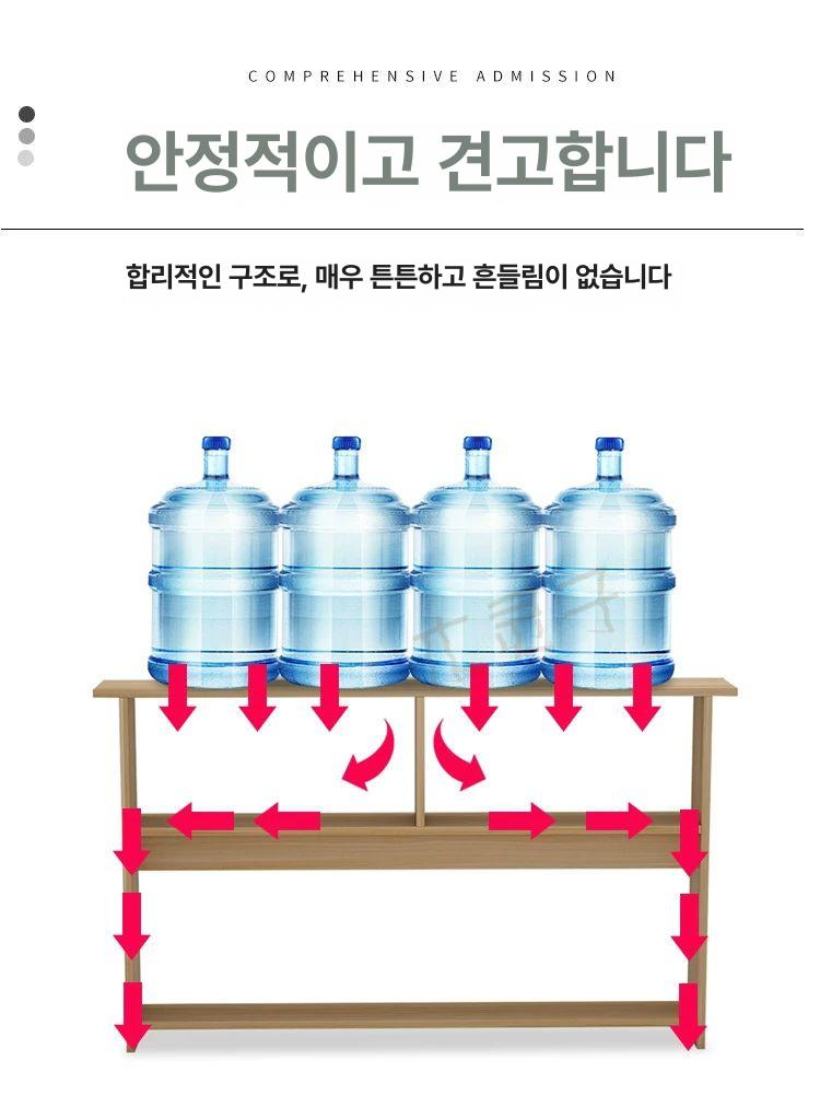 수납장 선반 폭좁은 공간 얇은 벽선반 다용도실선반 모듈선반 조립선반 - 상세 이미지 3