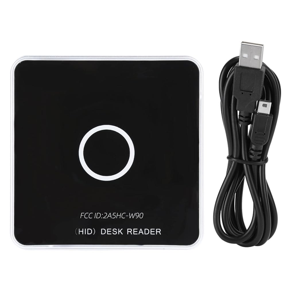 RFID 카드 리더, UHF USB 데스크탑 리더 라이터 902~928MHz 주파수, 50cm 비접촉식 근접 센서 내장 버저, ISO18000-6C, ISO18000-6B와 호환 - 상품 이미지
