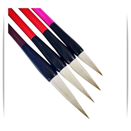 학생 겸호필 9호 서예 붓 학원용 연습용 붓글씨 대량 미술용품 세트 10개입