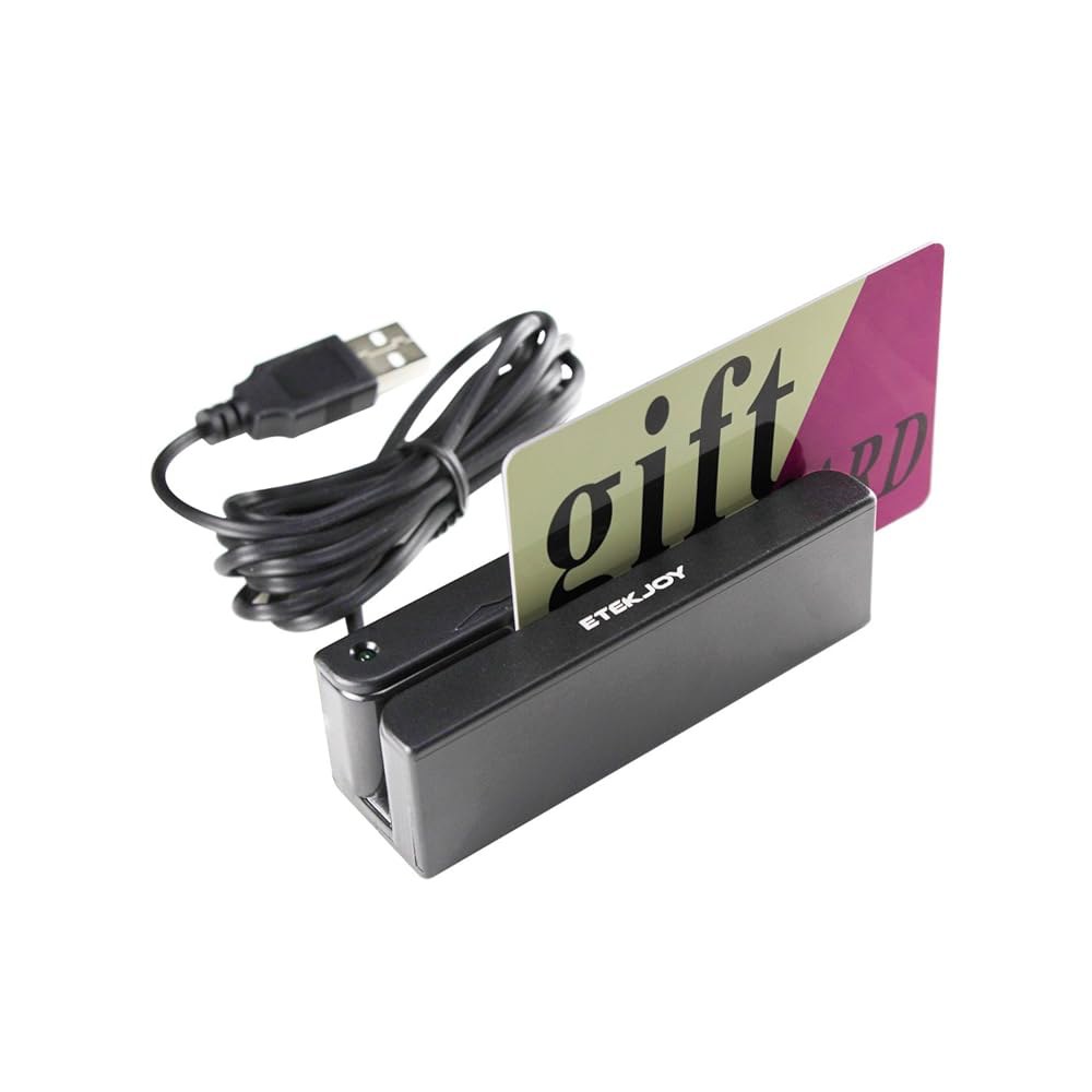 ETEKJOY USB 3트랙 마그네틱 스트라이프 카드 리더 POS 신용 스와이퍼 MagStripe 스와이프 ET-MSR90 - 상세 이미지 2