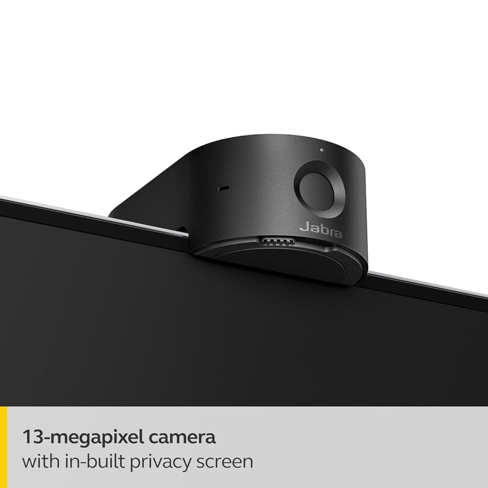 자브라 파나캐스트 20 컨퍼런스 카메라 - AI 기반 4K 울트라 HD, 인텔리전트 줌, 조명 최적화 기능을 갖춘 유연한 플러그 앤 플레이 개인 비디오 솔루션 컴퓨터 웹캠 블랙 - 상세 이미지 3
