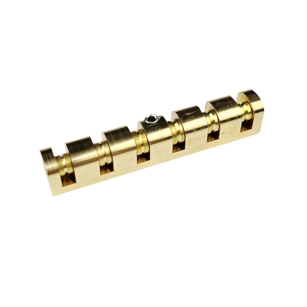 로질로 43mm 높이 조절 가능한 브라스 롤러 기타 너트 메탈 LP, 레스폴 LP SG 스타일 일렉트릭 또는 어쿠스틱 기타용 - 상세 이미지 3