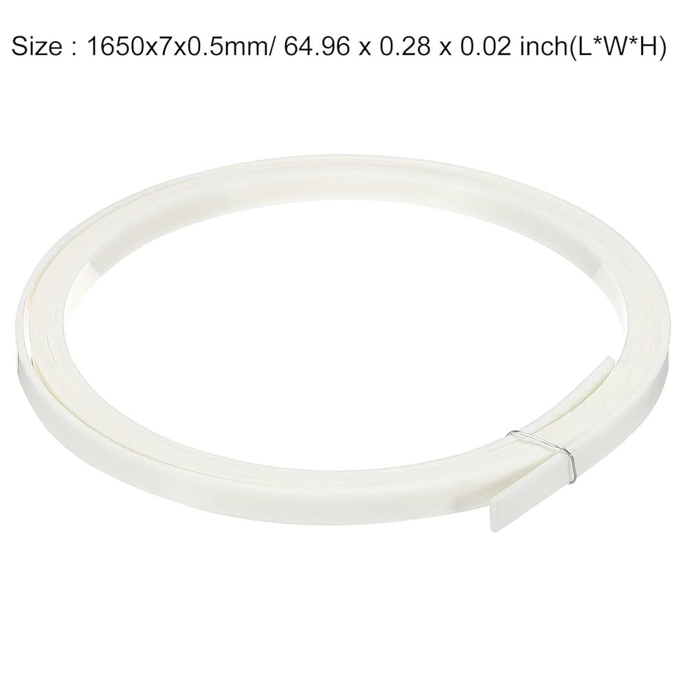 어쿠스틱 클래식 기타 화이트 1팩용 메카닉시 플라스틱 바인딩 퍼플링 스트립 1650x7x1.5mm 엣지 트림 - 상세 이미지 2