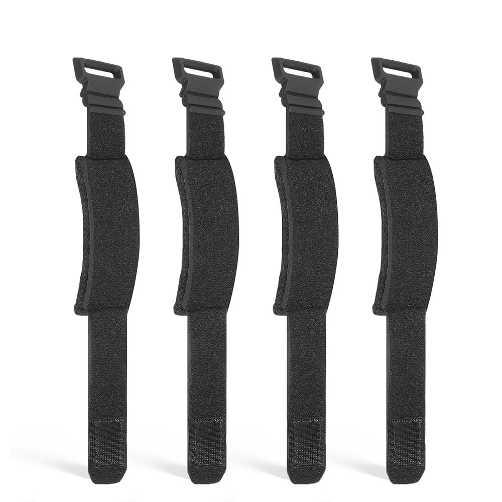 JJUNW 4Pcs 프렛 랩, 기타 스트링 음소거 감쇠기, 커버 테이프, 유니버설 베이스 액세서리 랩 일렉트릭 기타(스타일 B) Style B - 상품 이미지