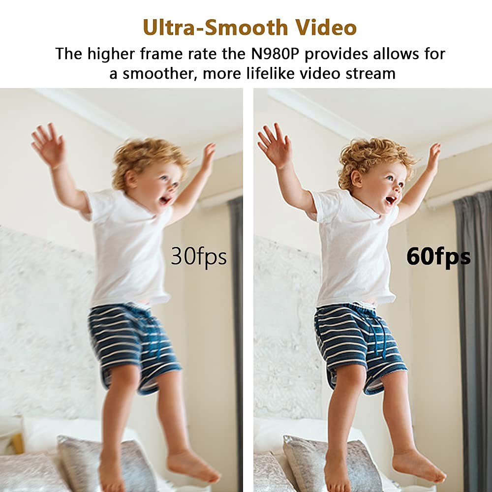 마이크 및 소프트웨어 제어 기능이 있는 NexiGo N980P 1080P 60FPS 웹캠, USB 컴퓨터 카메라, 내장 듀얼 노이즈 감소 마이크, 줌 / 스카이프 페이스타임 팀즈, - 상세 이미지 3