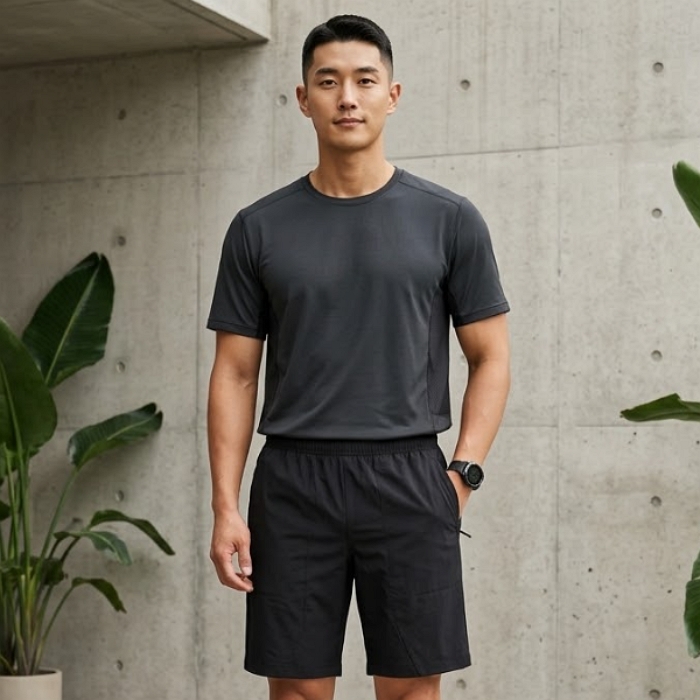 MILLET 밀레 남자 여름 아웃도어 고프코어룩 물놀이 5부 등산 반바지