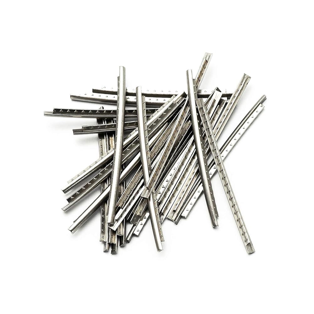 홀머 기타 프렛 와이어 2.7mm 22 스테인리스 스틸 펜더 깁슨 일렉트릭 또는 어쿠스틱 핑거보드 교체와 호환됩니다. 2.7mm-22 Frets - 상품 이미지