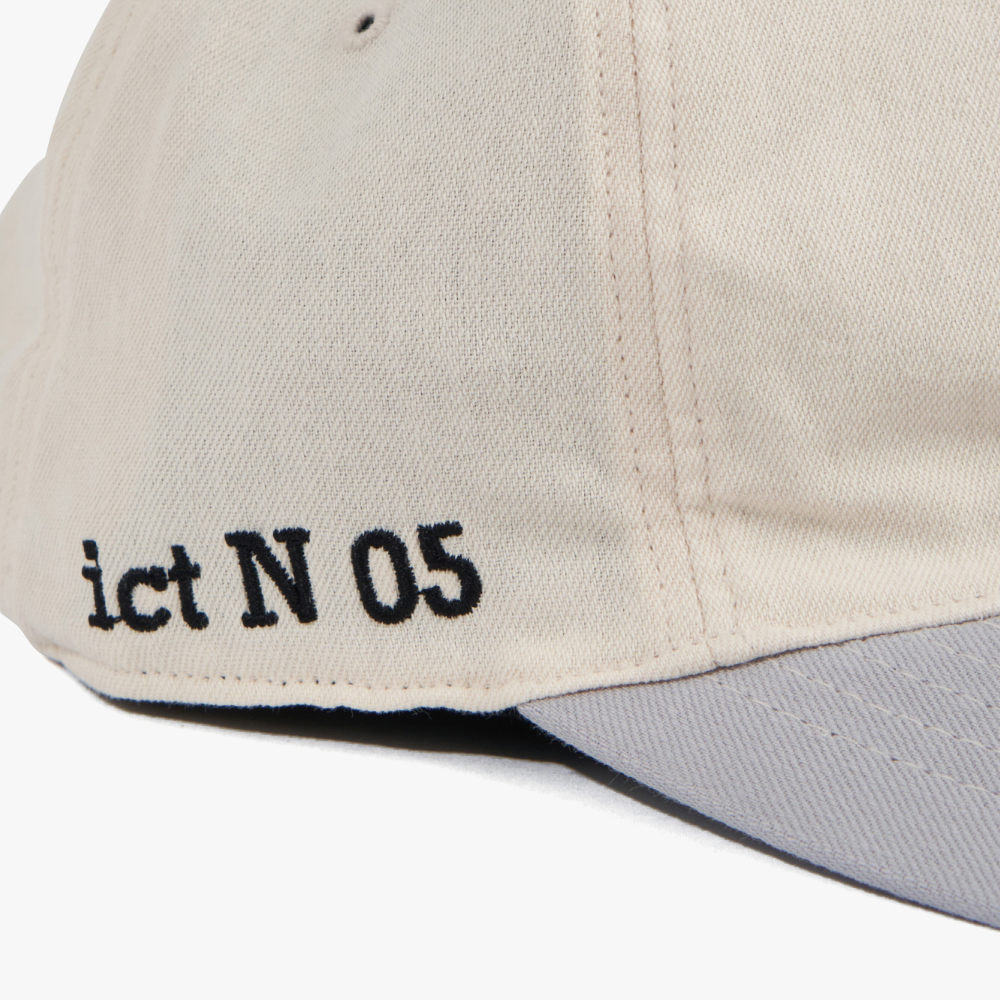라운드트랙 Cotton NY Logo Twotone Cap_beige/gray - 상세 이미지 4