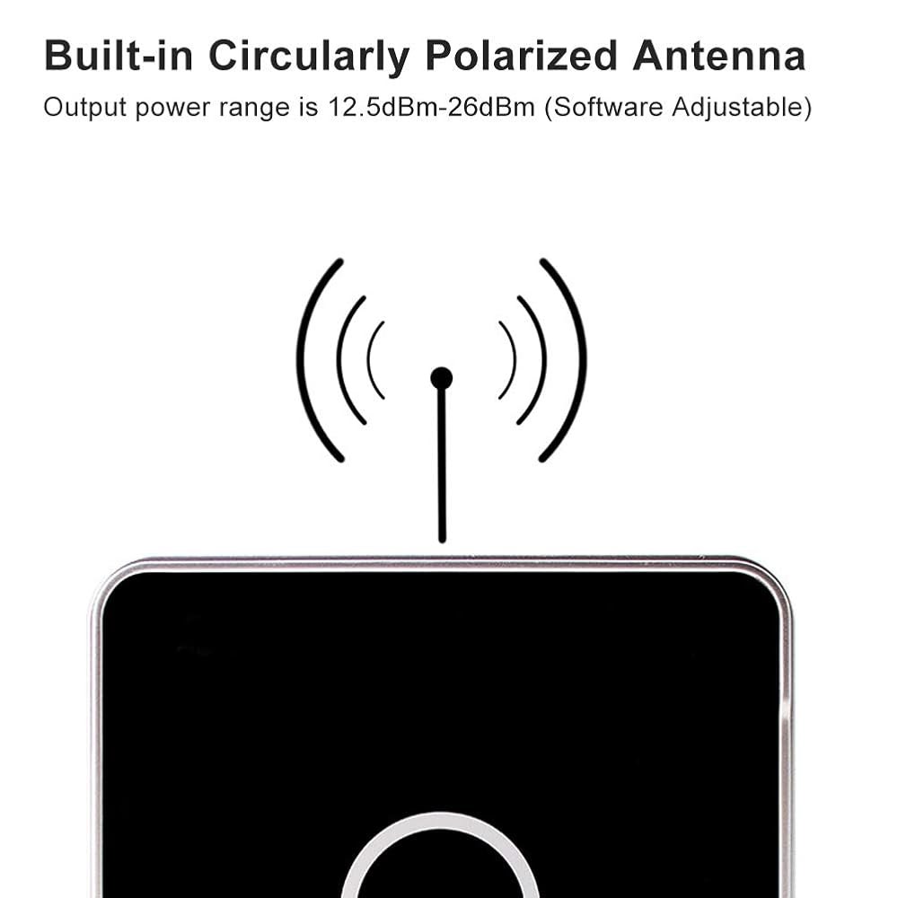 RFID 카드 리더, UHF USB 데스크탑 리더 라이터 902~928MHz 주파수, 50cm 비접촉식 근접 센서 내장 버저, ISO18000-6C, ISO18000-6B와 호환 - 상세 이미지 2